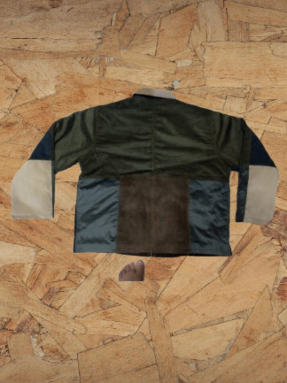 CARHARTT Patchwork Reworked Multicolor Zip Jacket - Picture 3 of 4
